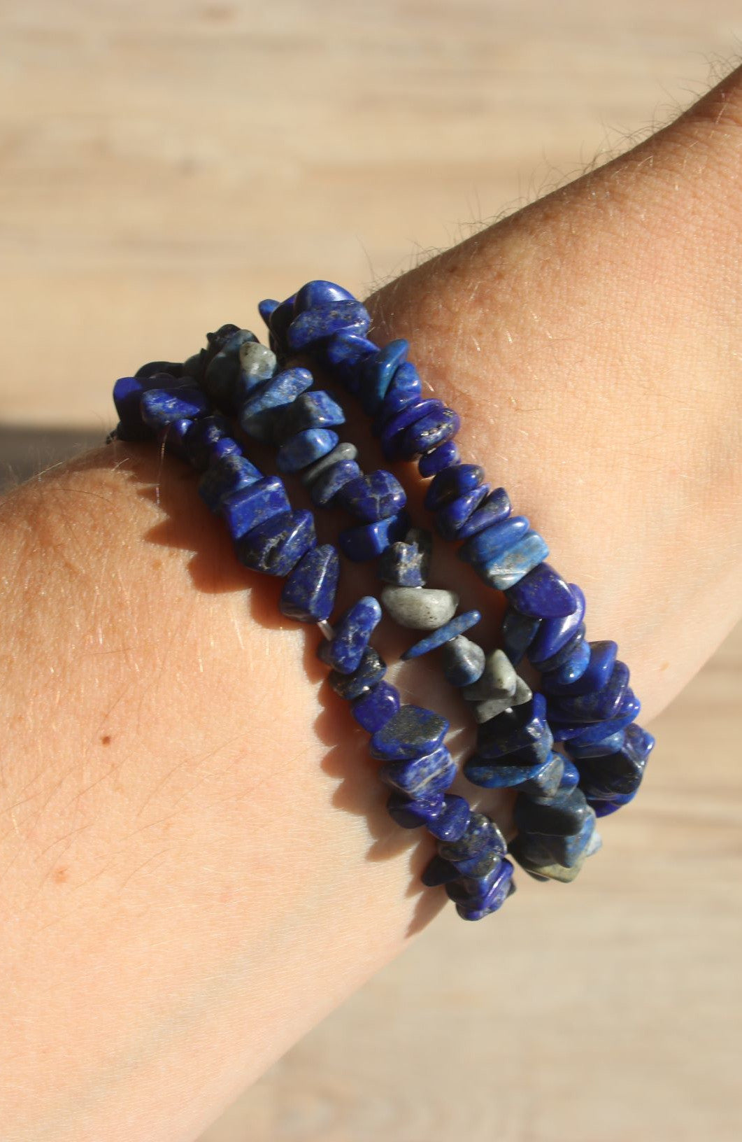 Lapis Lazuli Chip Bracelet